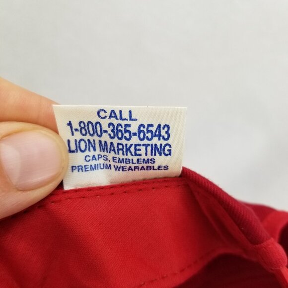 ✅VTG Dodge Truck Baseball Cap Trucker Snapback Hat Red Made✅USA OSFA Lion Wear - Picture 5 of 8